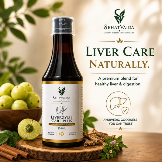 LiverZyme Care Plus – 220ml | Ayurvedic Liver Wellness Formula | Velora Ayurved