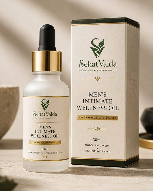 Men’s Intimate Wellness Oil – 30ml | Ayurvedic Wellness Massage Oil | Velora Ayurved