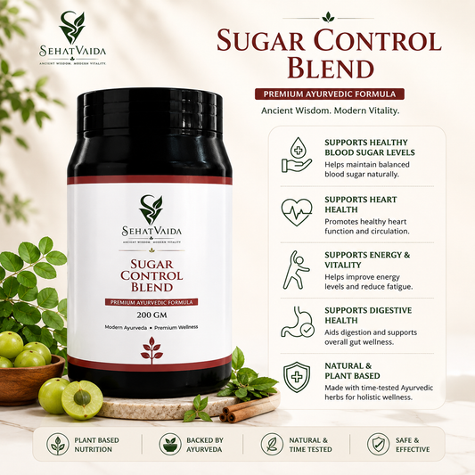 Sugar Control Blend – 200g | Ayurvedic Wellness Blend | Velora Ayurved